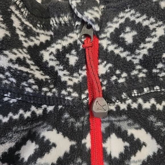 Eddie Bauer Womens Aztec Quest Pullover Sweatshirt Sz XL Baselayer Black White - Picture 7 of 8